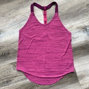 NIKE Women's Elastika Loose Fit Racerback Tank Top Running Gym Tee in Purple
